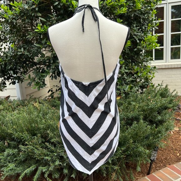 Roxy Stripe High-low Halter Tank - Picture 2 of 7